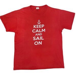 Keep Calm And Sail On Dad shirt